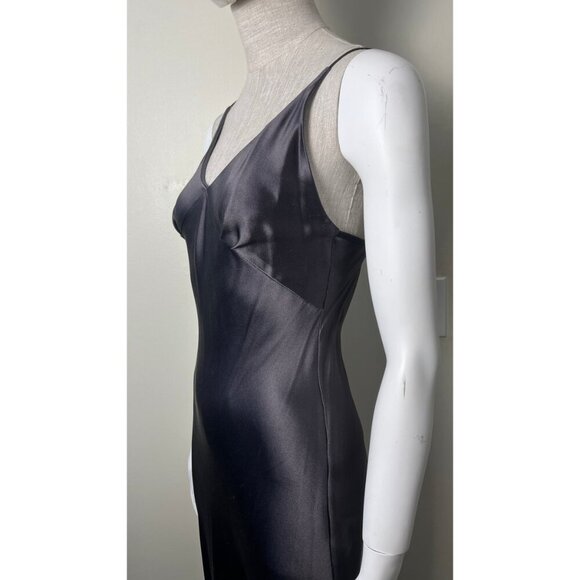 MARIA GRACHVOGAL LIQUID METAL METALLIC SLIP DRESS S - Picture 3 of 12